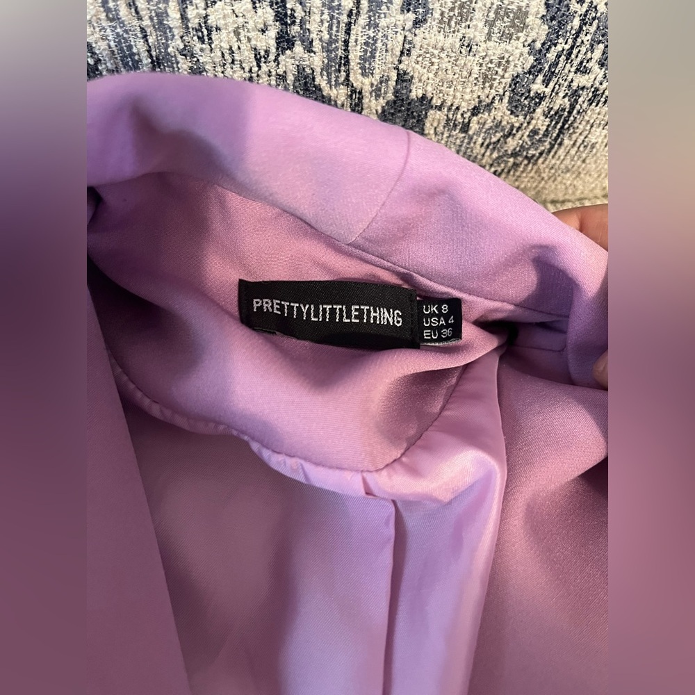 PrettyLittleThing Lavender blazer